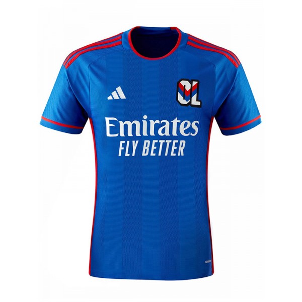 Olympique Lyonnais extérieur maillot uniforme de football lyon deuxième vêtement de sport pour hommes kit de football maillot haut 2023-2024